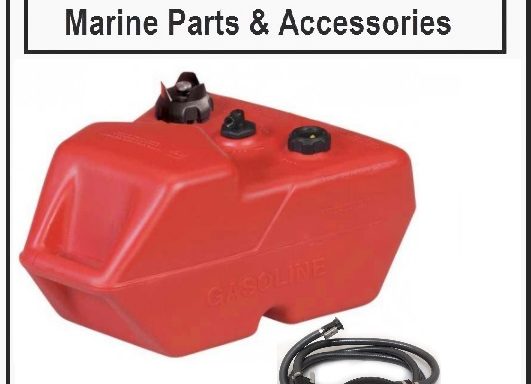 6 Gallon Outboard Fuel Tank with Evinrude Fuel Line