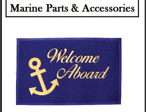 Welcome On Board Matt 40x60cm