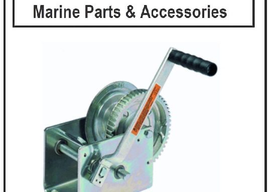 Trailer Winch DL2000AB Fitted With 33ft/10m Strap & Hook