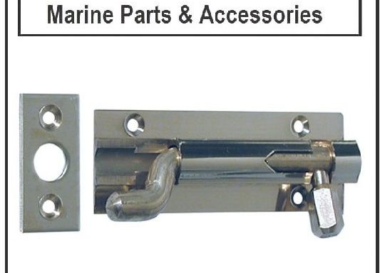 Barrel Bolt Necked 3″ Chromed Brass