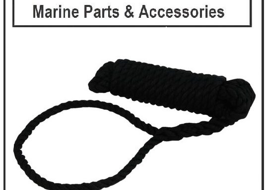 Spliced Mooring Rope Black 3 Strand 10mm – 16mm