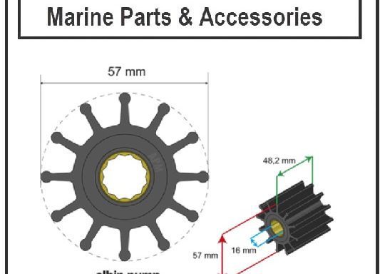 Albin Impeller Replaces JMP 7136-01