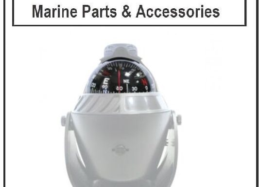 LED Light Marine Compass White Bracket Mount