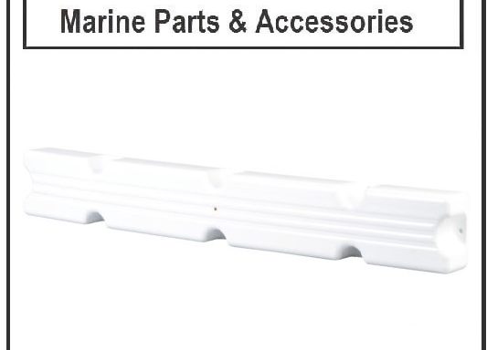 Straight Bumper Dock Fender White 100cm