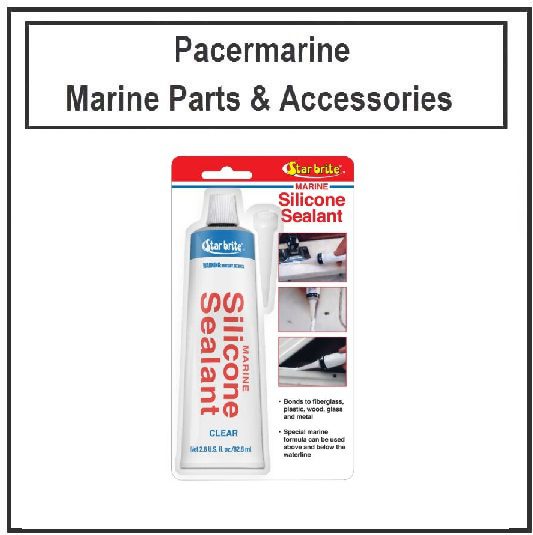 Starbrite Marine Silicone Sealant 83ml Black Pacermarine