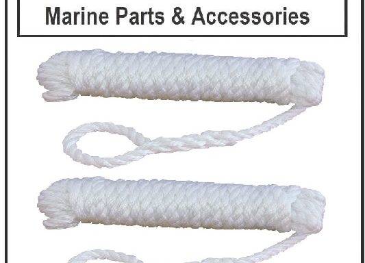 Fender lines Pair 2.5m x 8mm 10mm 12mm White