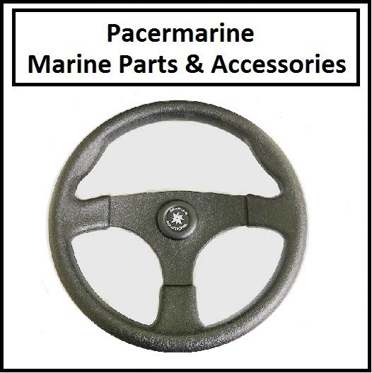 Seastar Steering Wheel Black 350mm Pacermarine