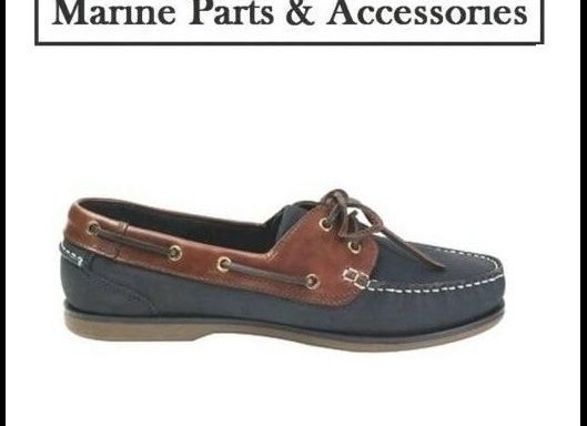 Clipper Leather Deck Shoe Blue Size 8.5