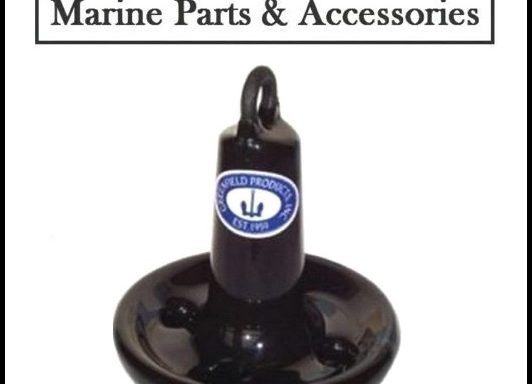 Mushroom Anchor 3.6kg PVC-coated finish