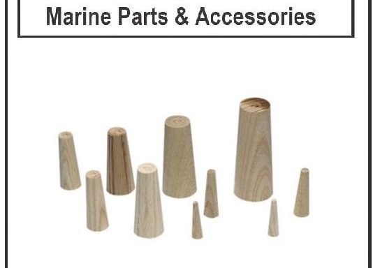 Conical Wooden Plugs Set of 9 Large