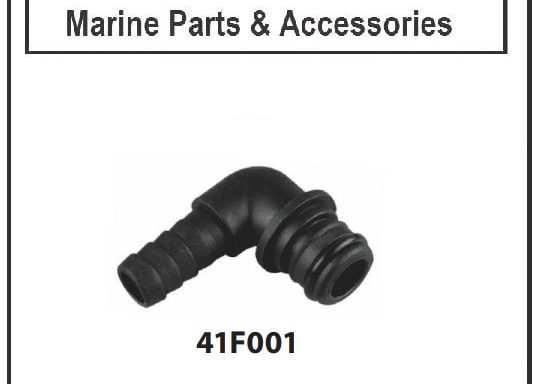 Seaflo HS Elbow Fitting w/ O-Ring 3/4″ QA x 1/2″ Barb
