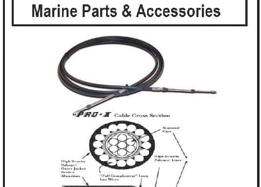 Pro-X Control Cable Selva Outboard 8ft Thru 30ft