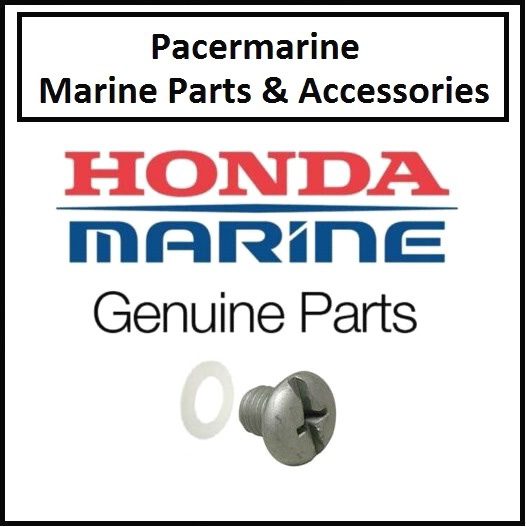 Honda Outboard BF8 BF50hp Oil Drain Screw +Washer Pacermarine