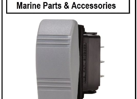 Contura Switch DPDT Gray – (ON)-OFF-(ON)