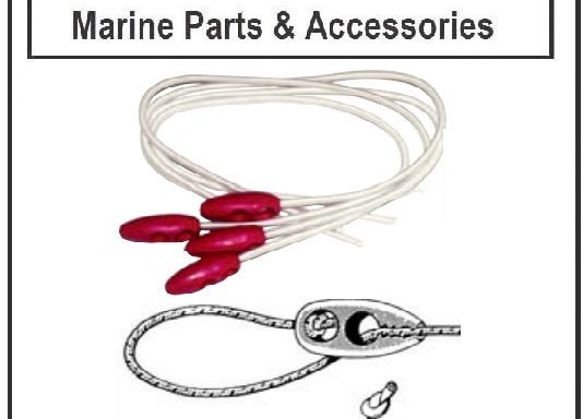 Sail Fasteners 4 Per Pack 5mm x 55cm With Speed Clip