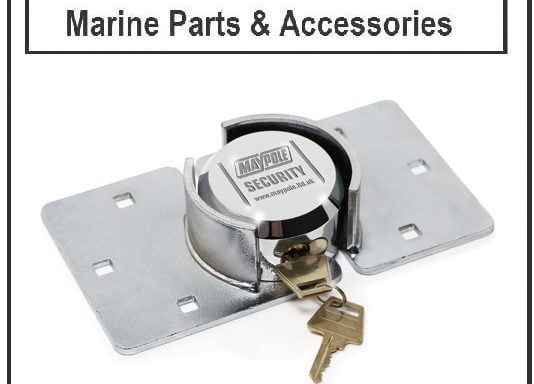 Van Door Lock Complete With Chrome Hasp & Fixing Bolts