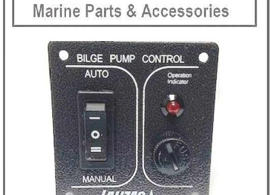 Pump Switch S/S 316 charcoal 12/24V