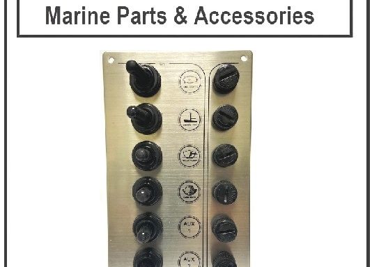 6 Switch Waterproof S/S 316 12/24V