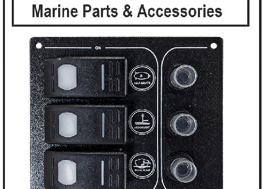 3 Switch Waterproof S/S 316 charcoal 12/24V