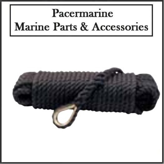 Anchor Warp 3 Strand Polypropylene Black 12mm x 30m Pacermarine