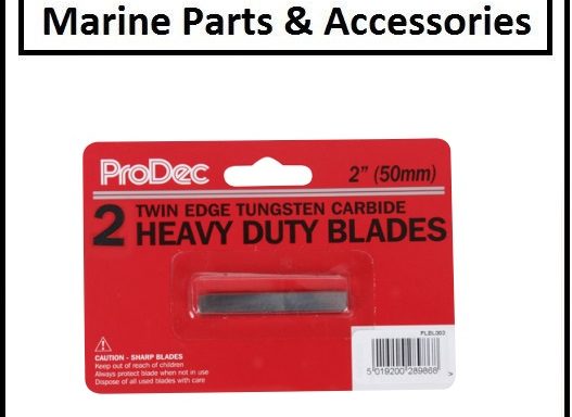 ProDec 2″ heavy duty twin edge scraper blades 2 pack