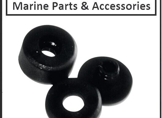 10 x Boat Window Screen Spacer Cap & Washer Black