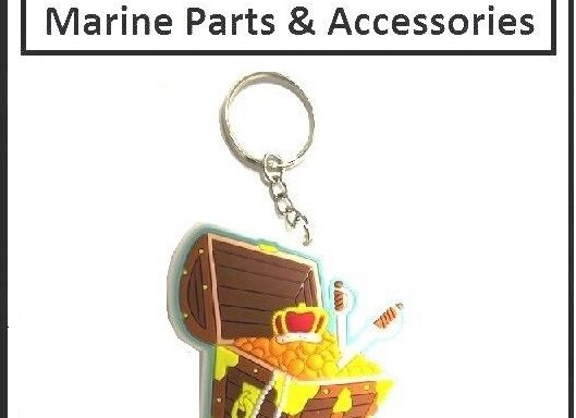 Nautical Rubber keyring Treasure Chest