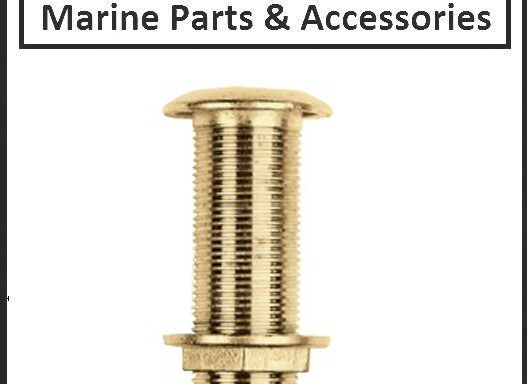 Through hull fitting Brass 1/2 thru 1.1/2″ Long