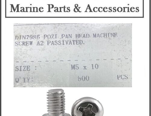 A2 Stainless Screws Din 7985 Pozi Pan M5 x 10 Pack 500