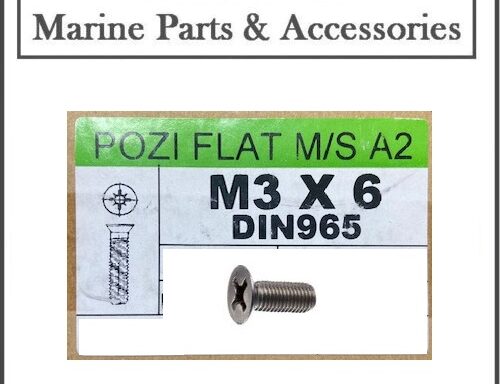 A2 Stainless Screws Din 965 Pozi Flat M3 x 6 Pack 1000